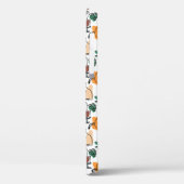 Line Art zeichnend Katzen und Blume Case-Mate iPhone Hülle (Rückseite / Links)