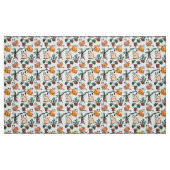 Line Art zeichnend Katzen und Blume Stoff (Fat Quarter (45,7 x 55,9 cm))