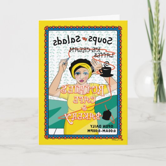 Line_B_Greeting gezeichnet Karte (Vorderseite)