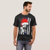 Line Christmas German Shepherd 241 T-Shirt (Vorne ganz)