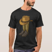 Line Dance Addict Schuhe Männer Klassische Stiefel T-Shirt (Vorderseite)