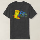 Line Dance Boots T-Shirt (Design vorne)