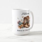 Line Dance Country Western Boost Blume Tasse (VorderseiteRechts)