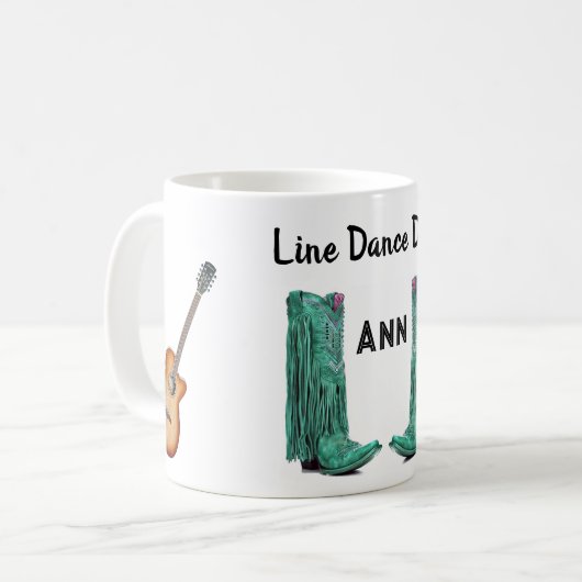 Line Dance Diva Tasse (Vorderseite Links)