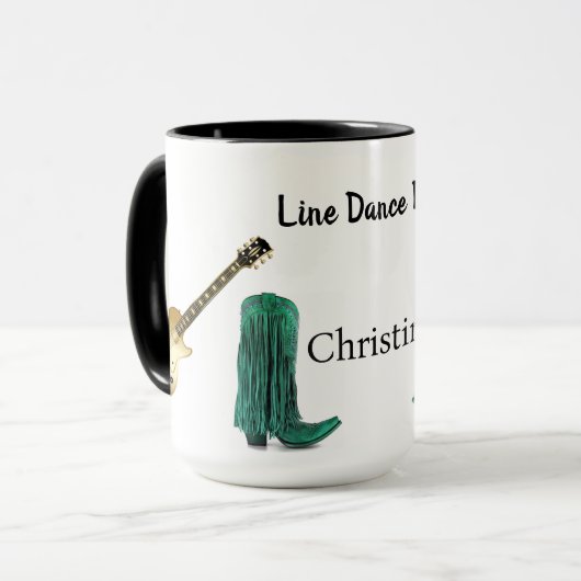 Line Dance Diva Tasse (Vorderseite Links)