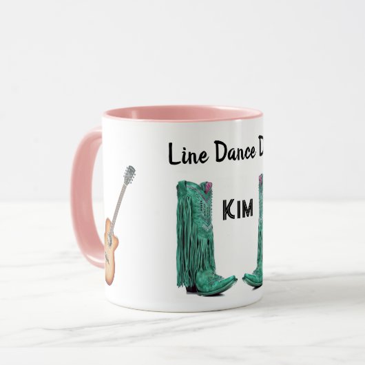 Line Dance Diva Tasse (Vorderseite Links)