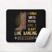 Line Dance einstudierter Gruppentänzer Tanz Teac Mousepad (Mit Mouse)