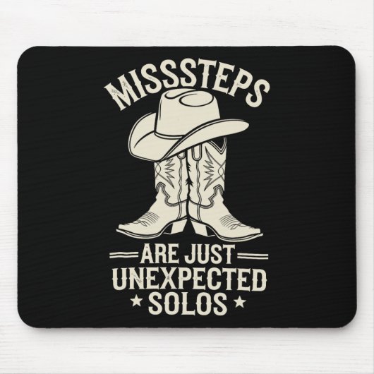 Line Dance Fehltritte sind nur unerwartet Solos Li Mousepad (Vorne)