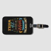 Line Dance-Geschenk für Tänzer fürs ganze Leben Gepäckanhänger (Vorderseite (Horizontal))