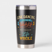 Line Dance-Geschenk für Tänzer fürs ganze Leben Thermobecher (Vorderseite)