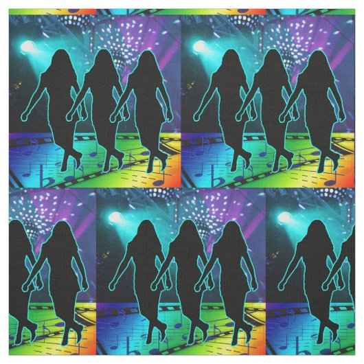 Line Dance Group Bühne Lights und Music #6 Stoff (Muster)