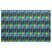 Line Dance Group Bühne Lights und Music #6 Stoff (Fat Quarter (45,7 x 55,9 cm))