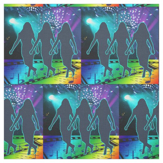 Line Dance Group Bühne Lights und Music Stoff (Muster)