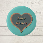 Line Dance Liebe Herzstück Button