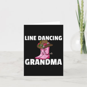 Line Dance Oma Country Music Dance Tanz Tänzer Karte