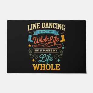 Line Dance Tänzer Geschenk für Tanz für Lebenslang Fußmatte