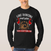 Line Dance Wine Country Line Tanz T-Shirt (Vorderseite)
