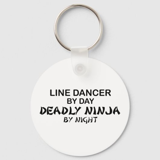 Line Dancer Deadly Ninja by Night Schlüsselanhänger (Vorderseite)