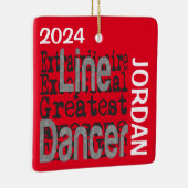 Line Dancer Extraordinaire CUSTOM Keramikornament (Rechts)