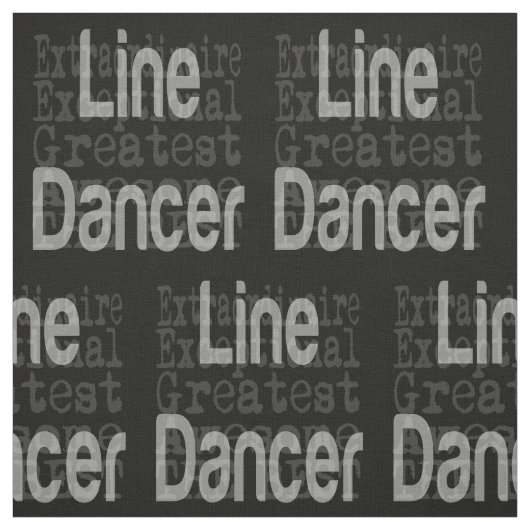 Line Dancer Extraordinaire Stoff (Muster)