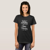 Line Dancer Fun Sprichwort Dancing T-Shirt (Vorne ganz)