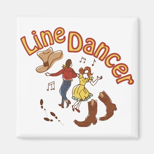 Line Dancer Magnet (Vorne)