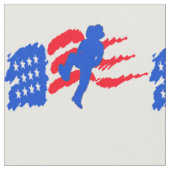 Line Dancer mit amerikanischem Flag Stoff (Nahaufnahme)