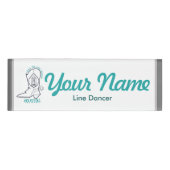 Line Dancer Name Tag Namenschild (Vorderseite)