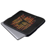 Line Dancer (v3) Laptopschutzhülle (Vorne Knopf)
