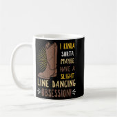 Line Dancing Choreographed Group Dancer Dance Teac Kaffeetasse (Links)
