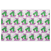 Line Dancing Country Dance Cowboy Boot Scootin" Stoff (Fat Quarter (45,7 x 55,9 cm))