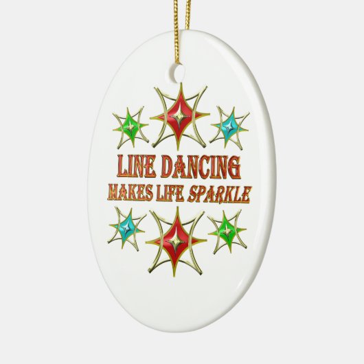 LINE DANCING EXTRAVAGANT STARS KERAMIK ORNAMENT (Links)