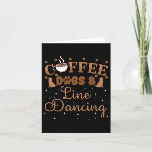 Line Dancing Group Tance Teacher Dancer Choreograf Karte (Vorderseite)