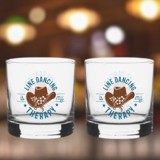 Line Dancing Is My Therapy Funny Dance  Whiskyglas