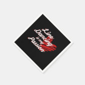 Line Dancing ist mein Passion Line Dance Country G Serviette (Ecke)