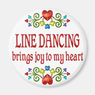 Line Dancing Joy Magnet