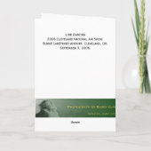 Line Dancing Karte (Rückseite)