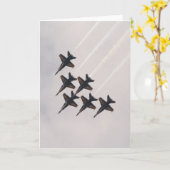 Line Dancing Karte (Gelbe Blume)