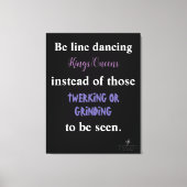 Line Dancing Kings/Queens I Leinwanddruck (Vorderseite)