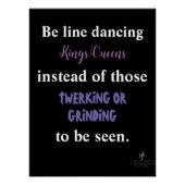 Line Dancing Kings/Queens I Poster (Vorderseite)