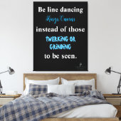 Line Dancing Kings/Queens II Leinwanddruck (Insitu (Schlafzimmer))
