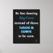 Line Dancing Kings/Queens II Leinwanddruck (Vorderseite)