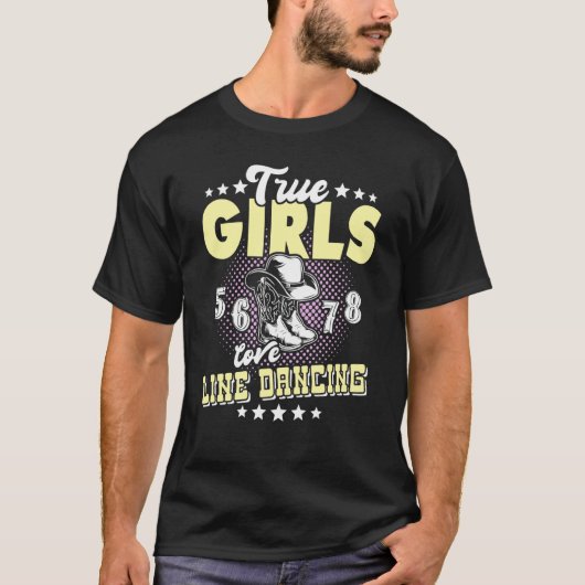 Line dancing Line Dancer Line Dance 5 T-Shirt (Vorderseite)