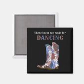Line Dancing Magnet (Vorderseite/Rückseite)