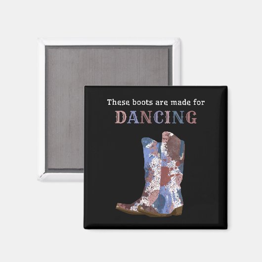 Line Dancing Magnet (Vorderseite/Rückseite)