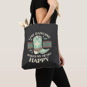 Line Dancing Makes My Heart Tasche (Von Nahem)