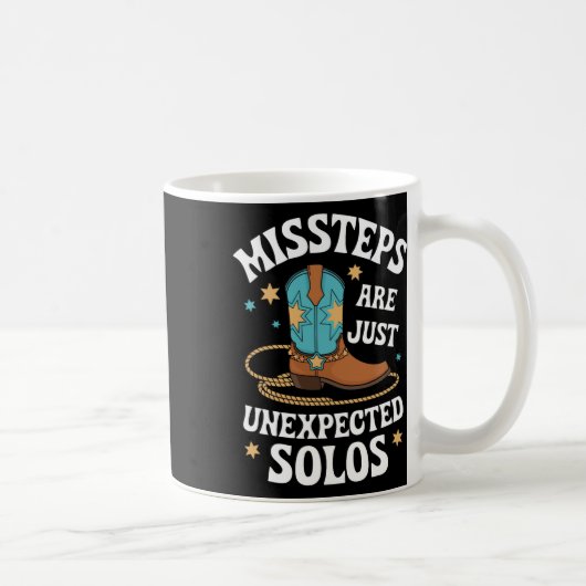 Line Dancing MisSteps sind nur unerwartet Solos Li Kaffeetasse (Rechts)