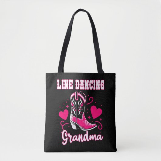 Line Dancing Oma Geschenk Tasche (Vorderseite)