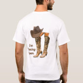 Line Dancing Queen T-Shirt (Rückseite)