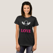 Line Dancing Quote Dancer Puppen Text Design T-Shirt (Vorne ganz)